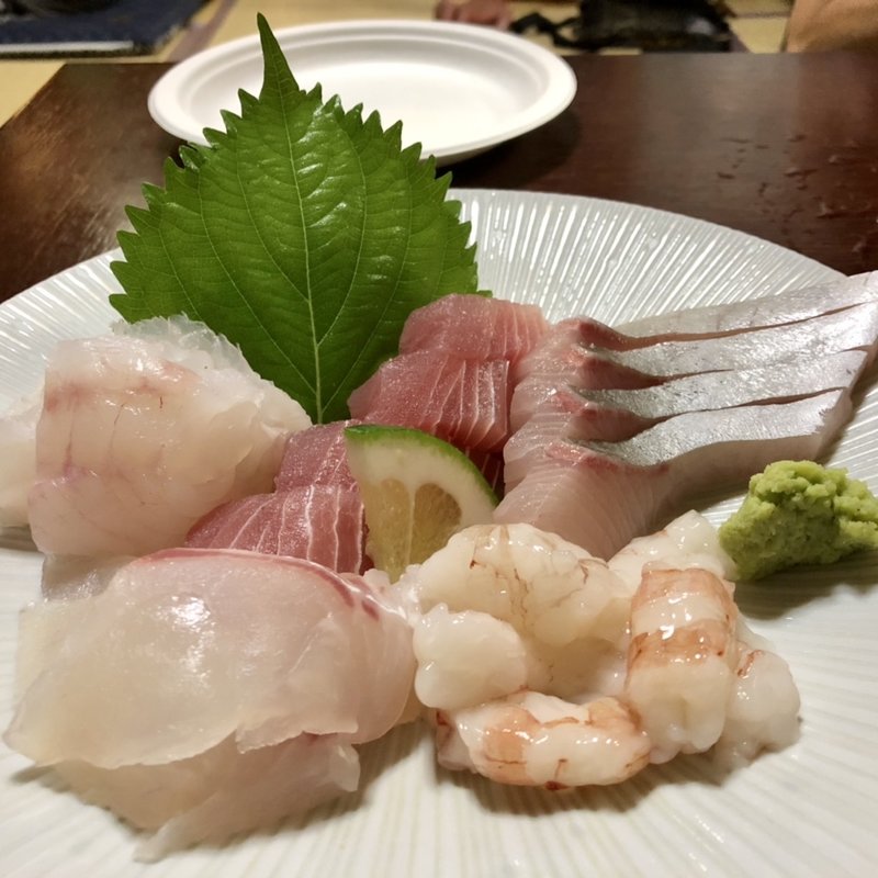 地魚刺身5点盛ハーフ(いその香り )
