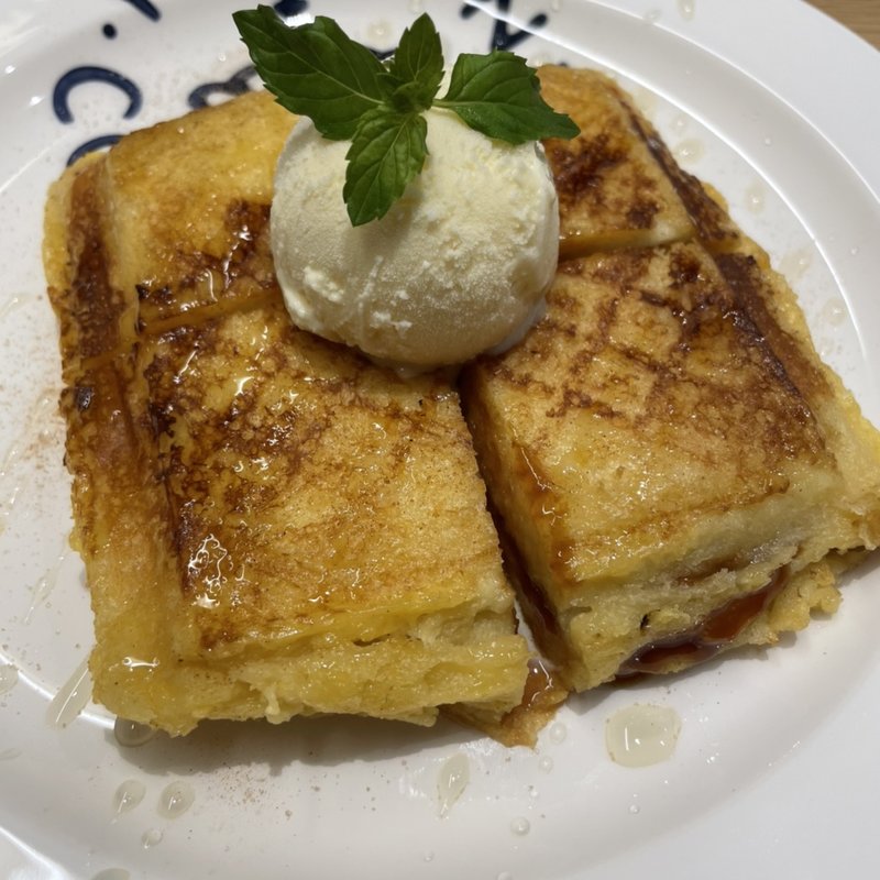フレンチトースト(Jasmine ...Herb tea Cafe...)