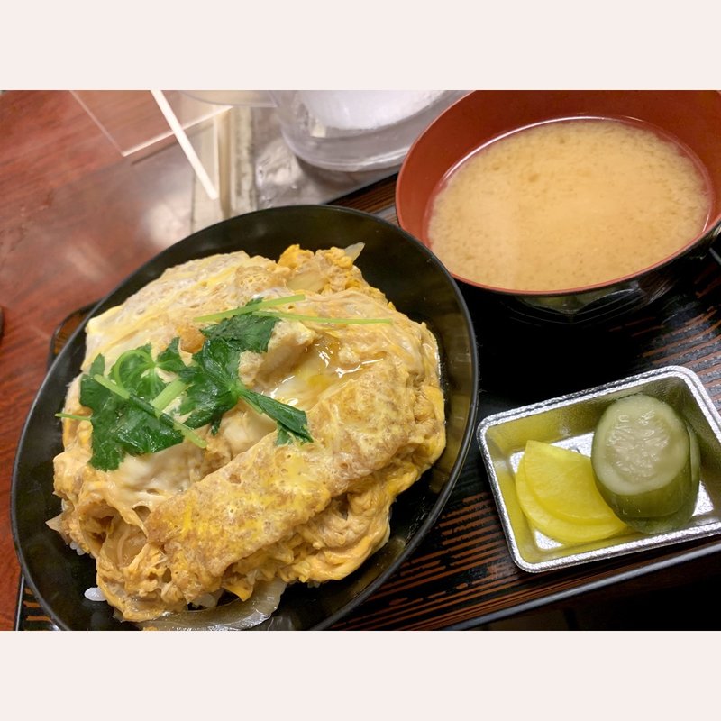 半かつ丼＋もりそば(そば処福助 西新宿店)