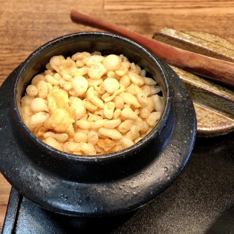 たぬき(揚げ玉)(中華蕎麦きつね)