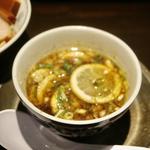 戸田塩レモンつけ麺(麺奏 弥栄 （iyasaka）)