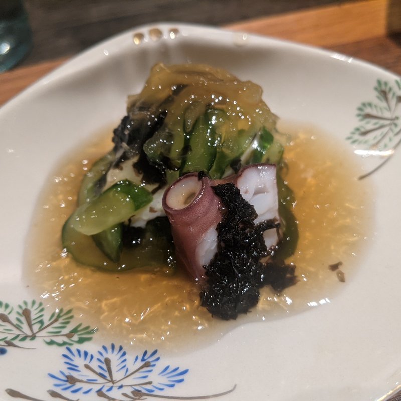 タコ湯引き(松陰鶴水)