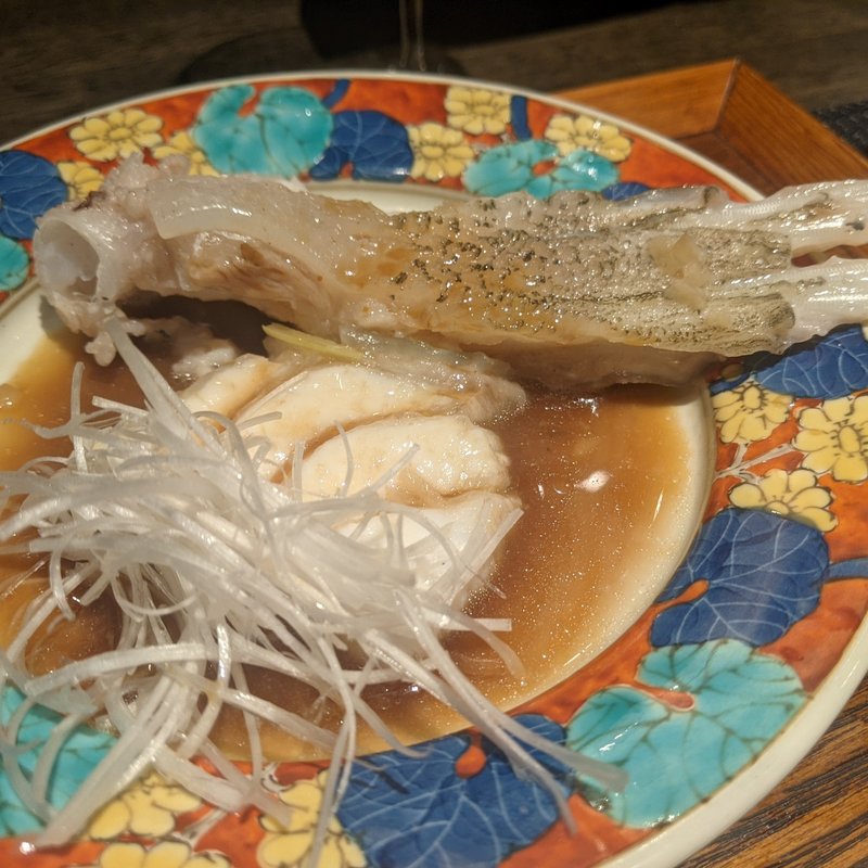 クエ酒蒸し(松陰鶴水)