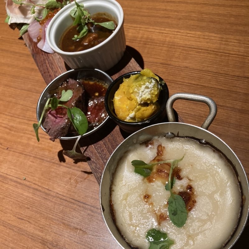 6種の贅沢プレート(アクアリウムイタリアン心斎橋 ライム)