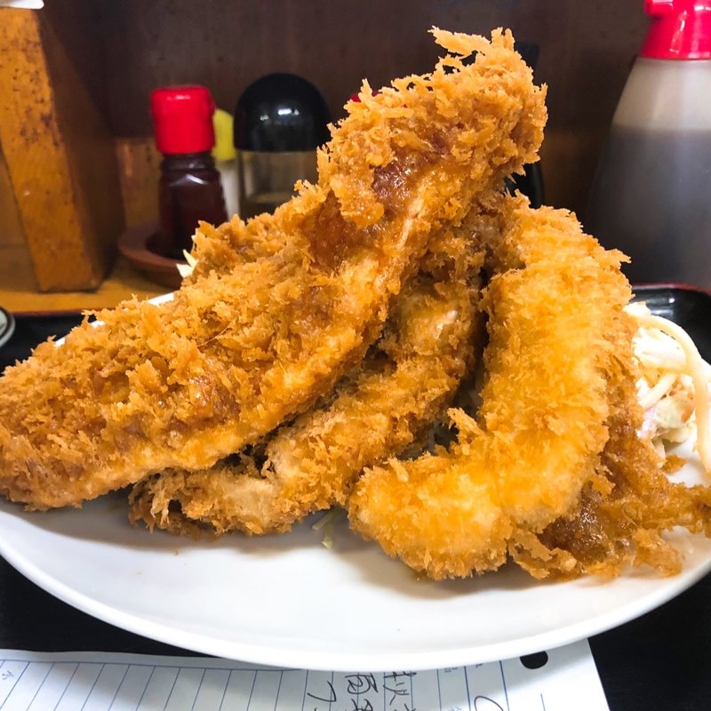 生秋さけ・白子フライ定食(かもだ)