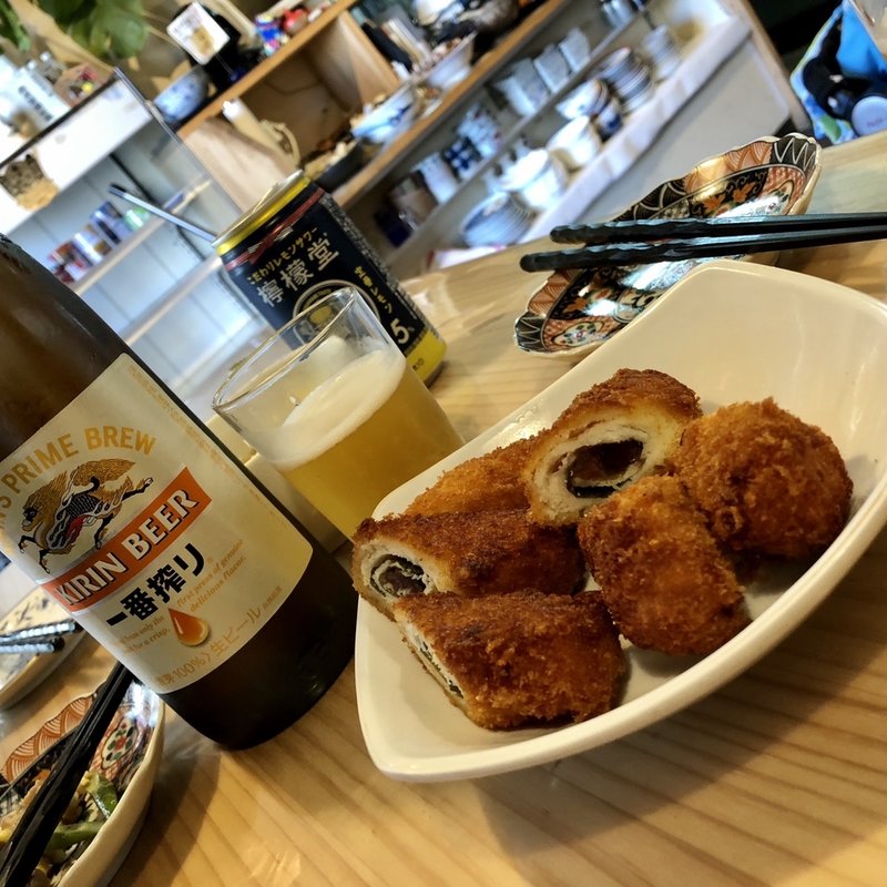 ささみしそ巻き(大久保酒店)