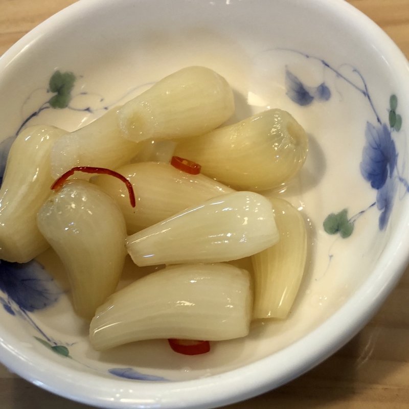 自家製らっきょ(大久保酒店)