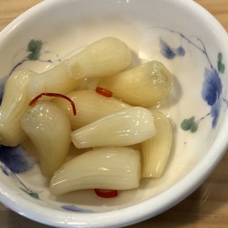 自家製らっきょ(大久保酒店)