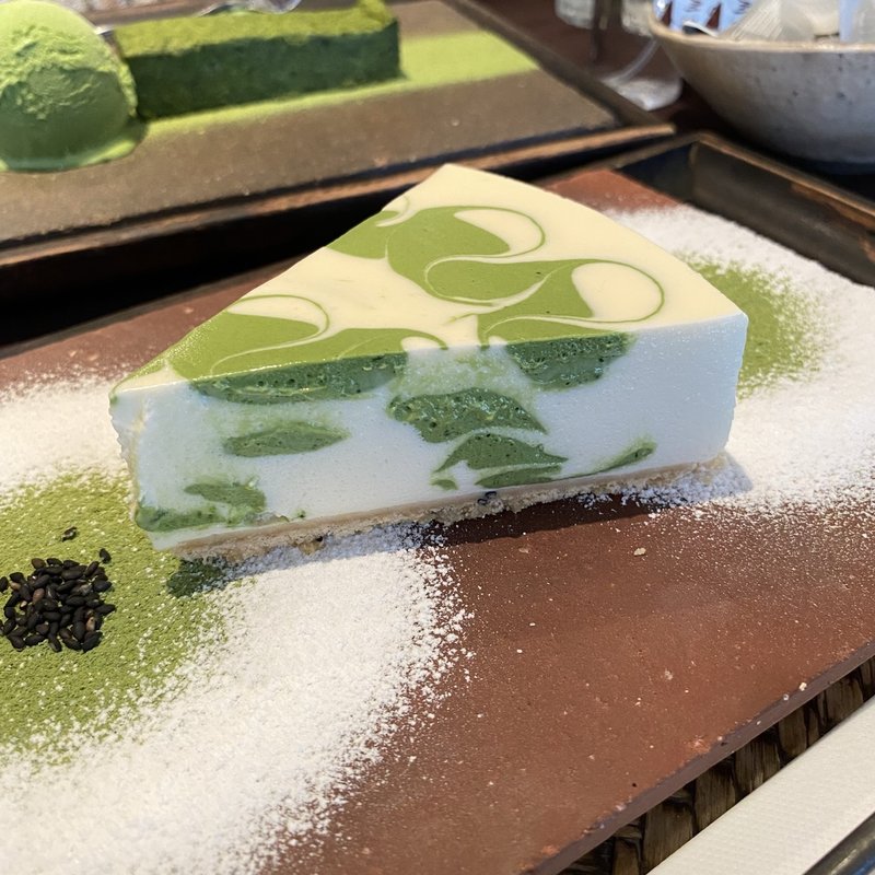 抹茶のチーズケーキ(天 （テン）)