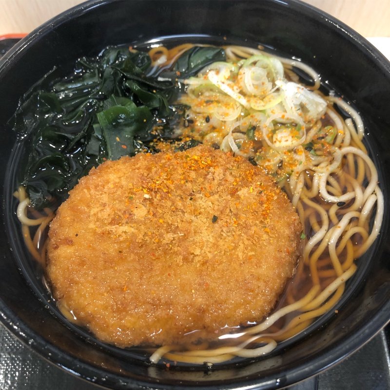 コロッケそば(名代 箱根そば 代々木上原店)