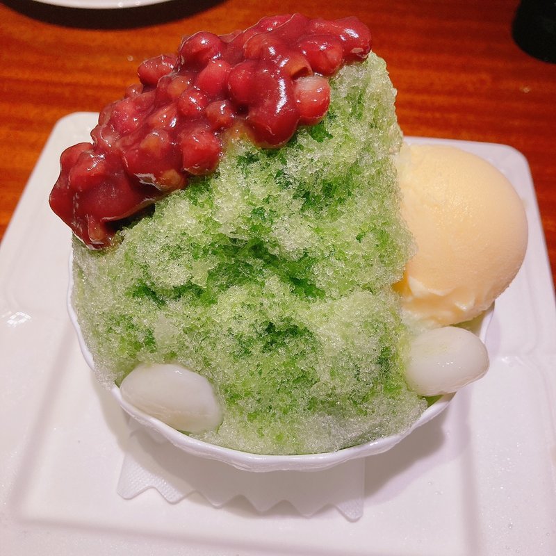 氷宇治金時(珈琲茶館　集 新宿店 )