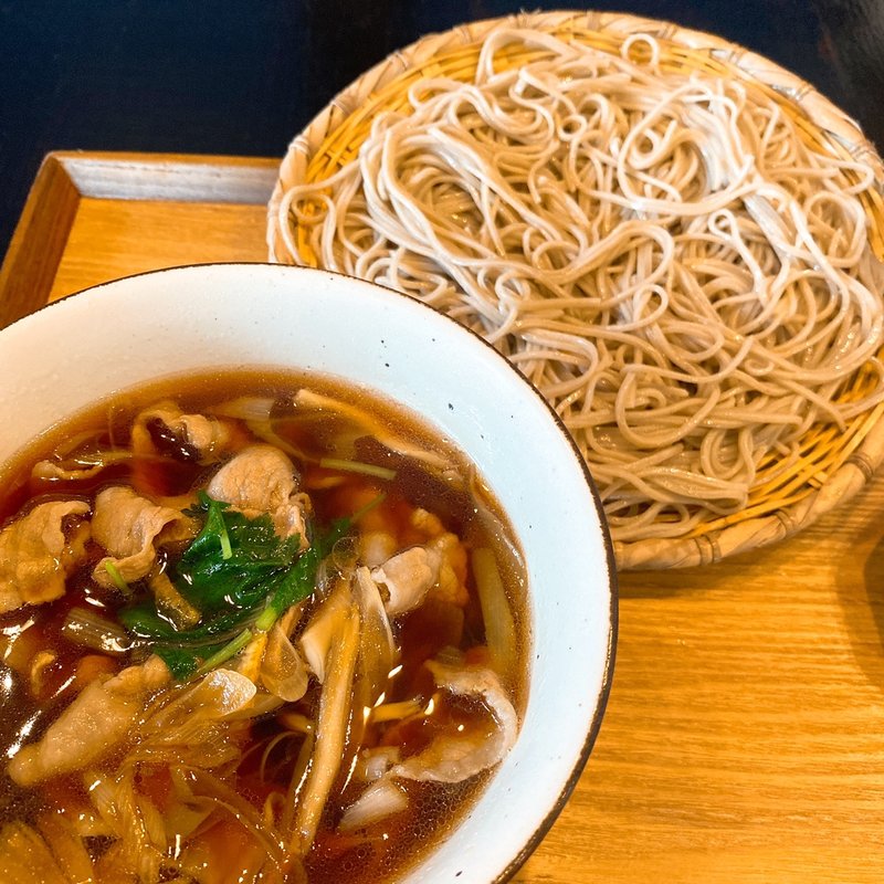 豚しゃぶつけ蕎麦(蕎麦 茶のみ処 カワイ)