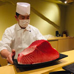 三宅島産 熟成5日目の本鮪(鮨一)