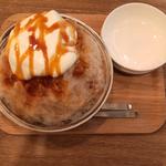 カフェラテ・ニ・キャラメルクリーム・ノセタ・オイシカッターノ(KAKIGORI CAFE&BAR FRAPPE HOUSE)