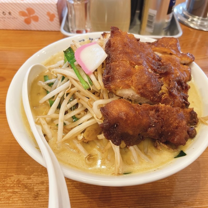 排骨カレータンメン(極濃湯麺 フタツメ 長岡店)