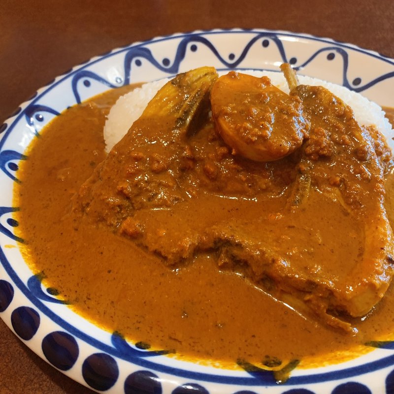 ラムチョップキーマエッグカレー(パンジャビ)