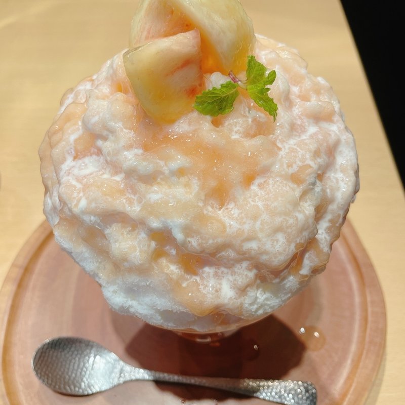 桃マスカルポーネ(京氷菓 つらら)