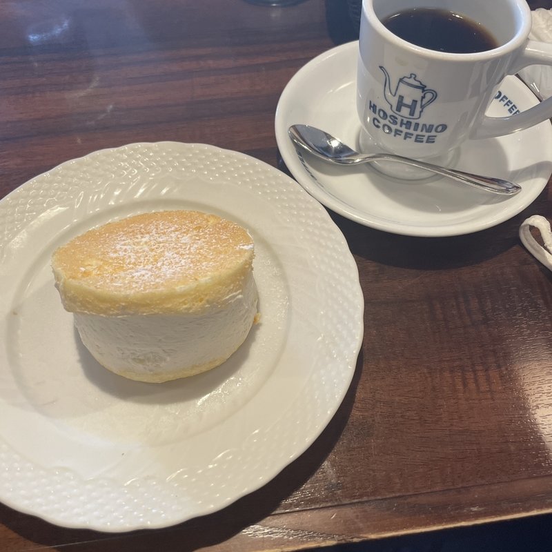 たっぷりリッチパンケーキ(ドリンク付)(星乃珈琲店 福岡二又瀬店)