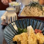 冷やし鶏天そば