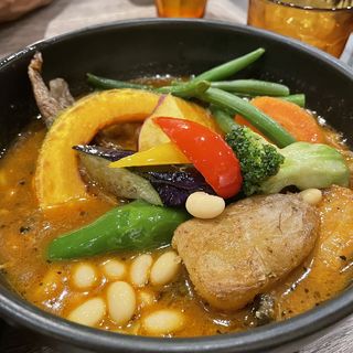 豚角煮と野菜のカレー(Rojiura Curry SAMURAI． 神楽坂店 （Rojiura Curry SAMURAI.）)