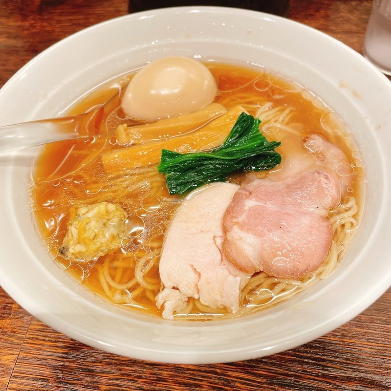 味玉貝出汁醤油そば(貝出汁中華そば竹祥)