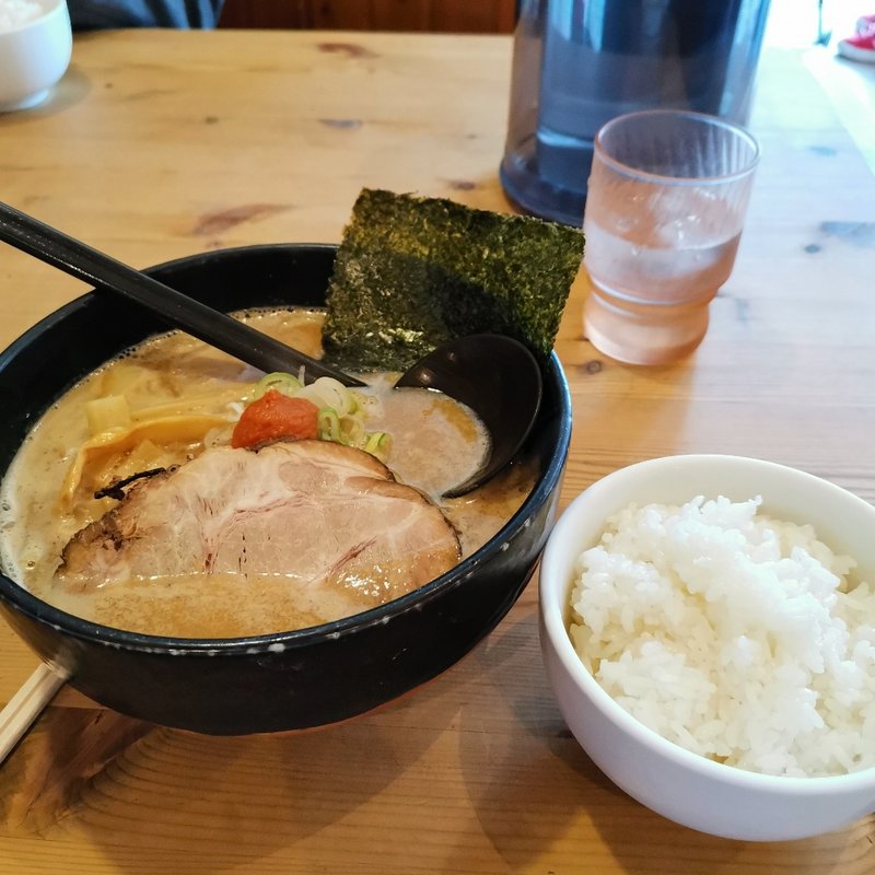 白味噌 ＋ 小ライス (ランチサービス)(北海道ラーメン 追風丸 本店)