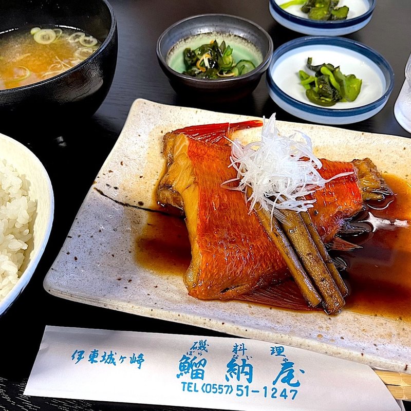 金目鯛煮付け定食(ぼら納屋 （ぼらなや）)