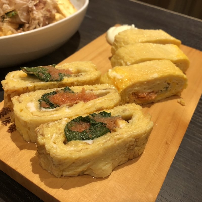 明太子玉子焼き(博多食べ飲み放題居酒屋 気分上々)