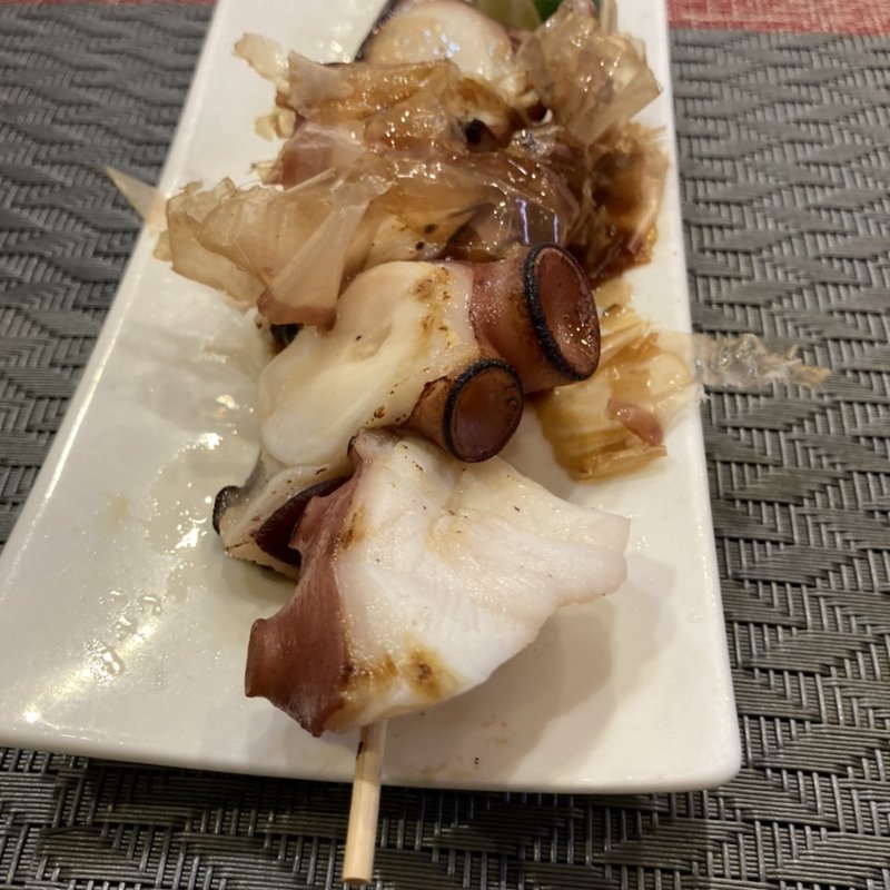 たこ串焼き(天羽商店)