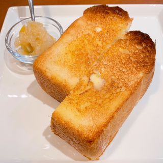バタートースト＆瀬戸内産レモンジャム(喫茶しま （Shima）)