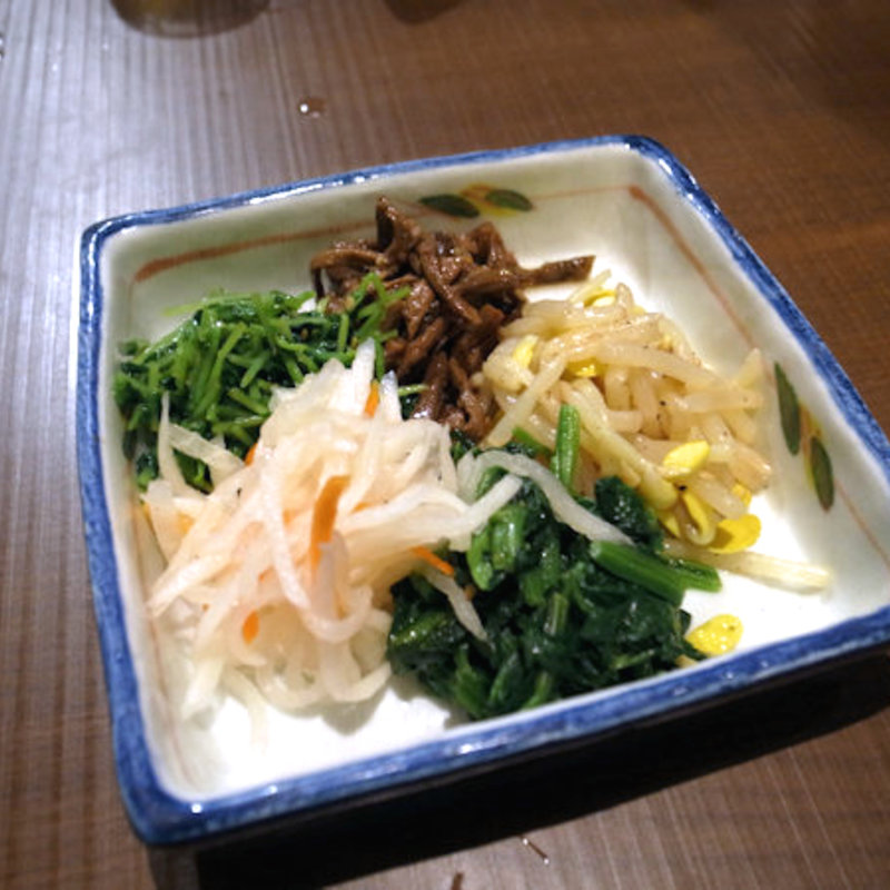 ナムル5種盛り(焼肉ことえん)