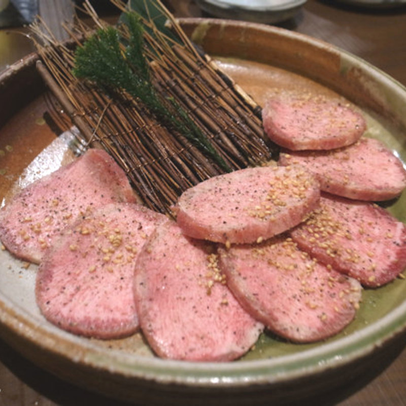 特上タン塩焼(焼肉ことえん)