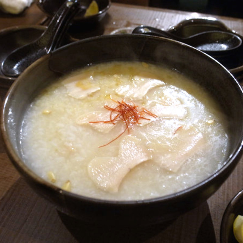 あわび粥(焼肉ことえん)