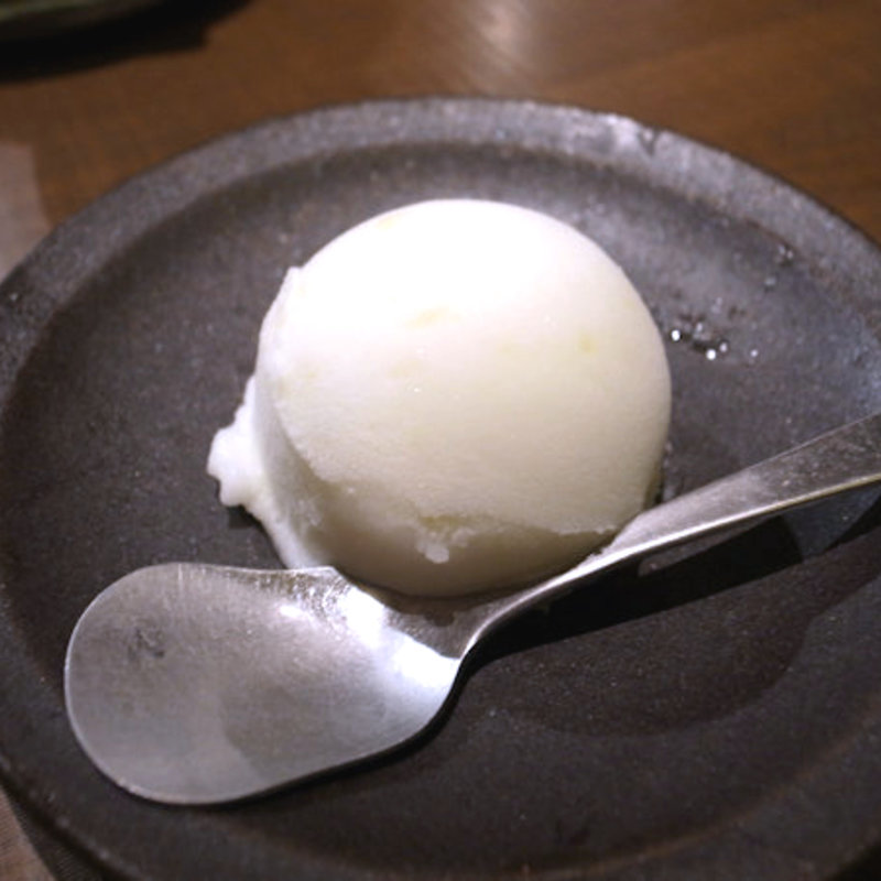 レモンシャーベット(焼肉ことえん)