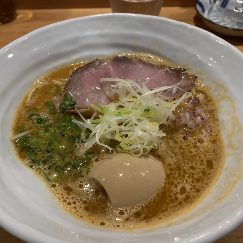 オマール海老味噌味玉らーめん(麺やさい門)