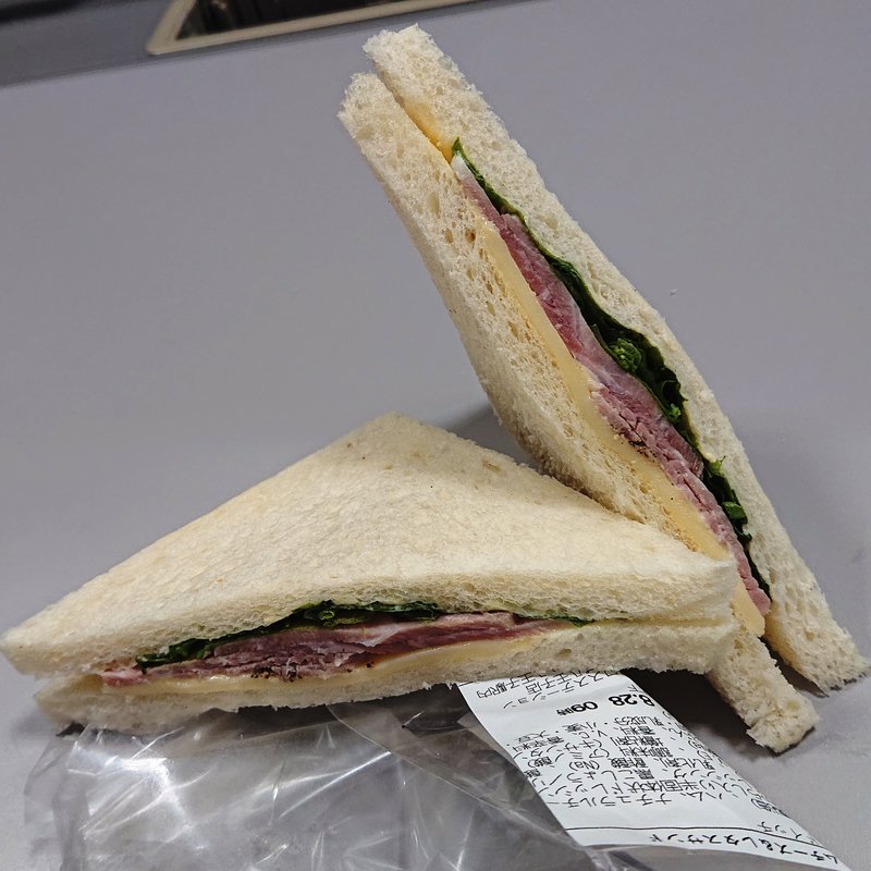 ハムチーズ＆レタスサンド(BECK'S COFFEE SHOP 八王子店 （ベックスコーヒーショップ【旧店名】BECK'S COFFEE SHOP＋）)