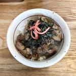 豚バラナンコツご飯(中華そば専門 とんちぼ)