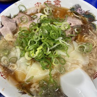 ワンタン麺(来来亭 西宮広田店)