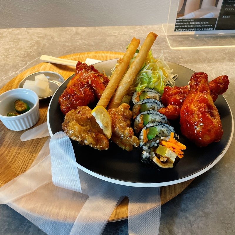 ヤンニョムチキンプレート(ボリアンソウルチキン)