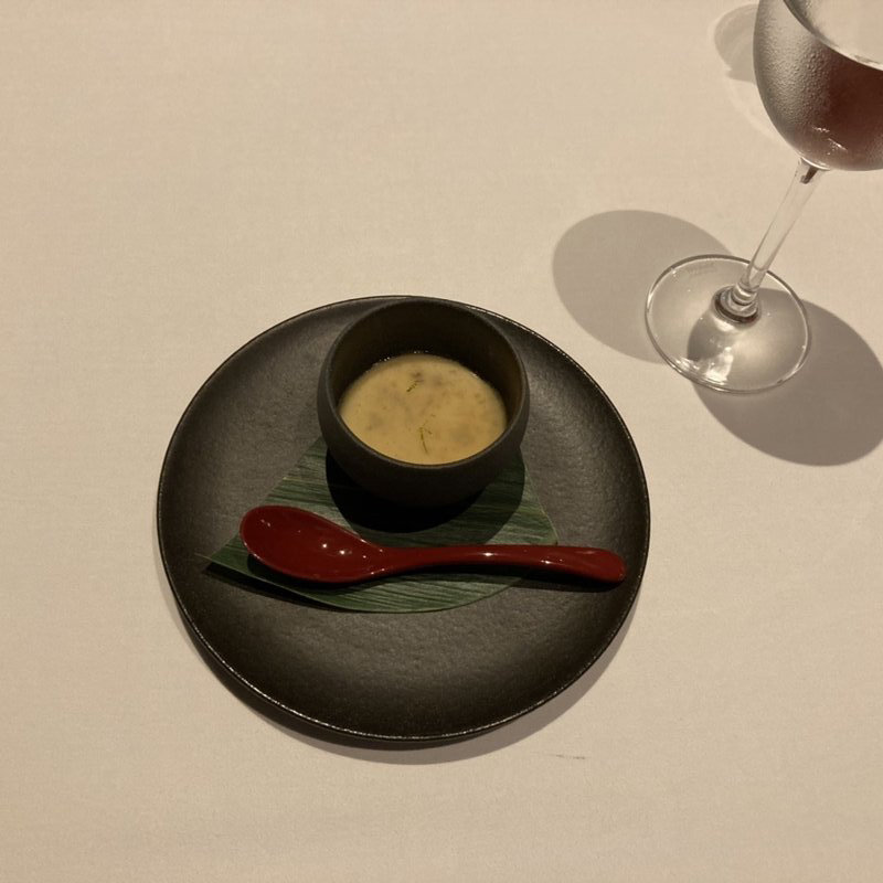 松茸の茶碗蒸し(XEX 日本橋 Salvatore Cuomo Bros.)