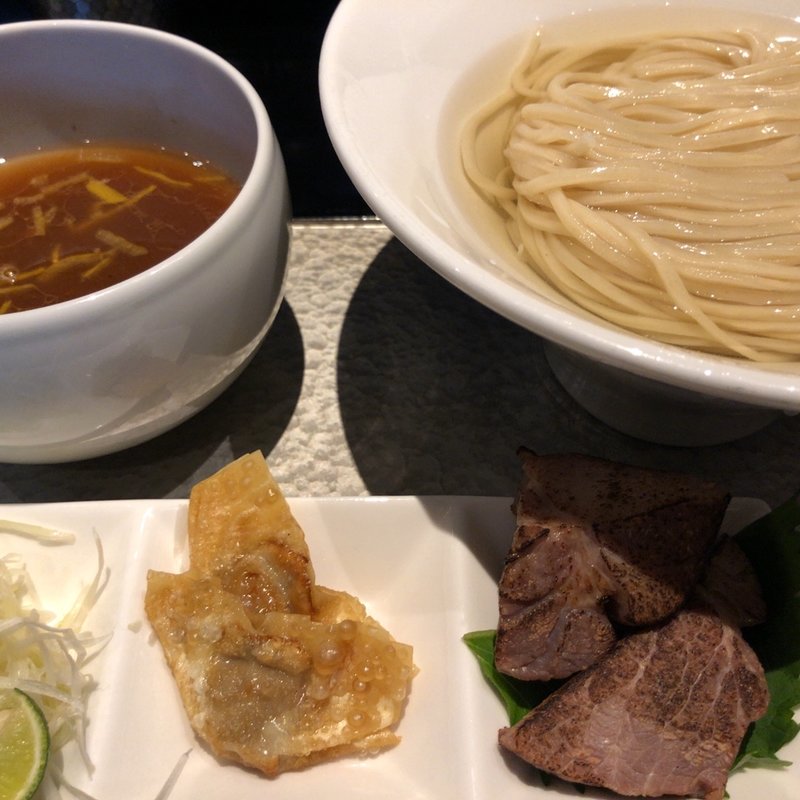 魚介昆布水つけsoba(鶏soba 座銀)