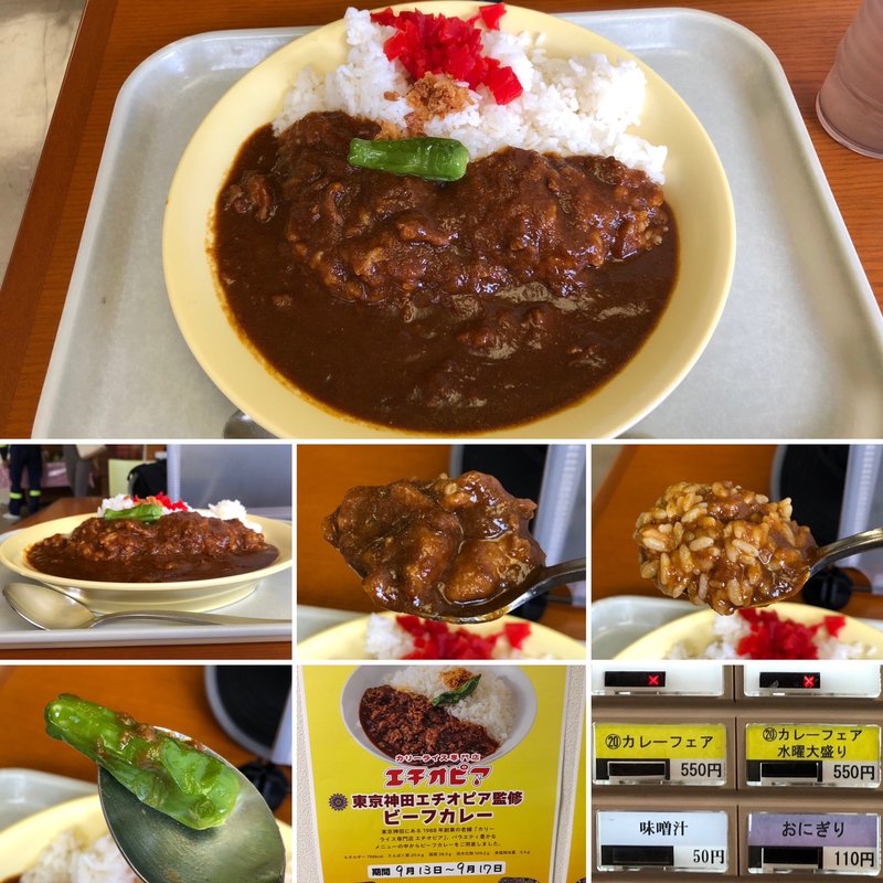 エチオピア監修ビーフカレー(中野満点食堂)