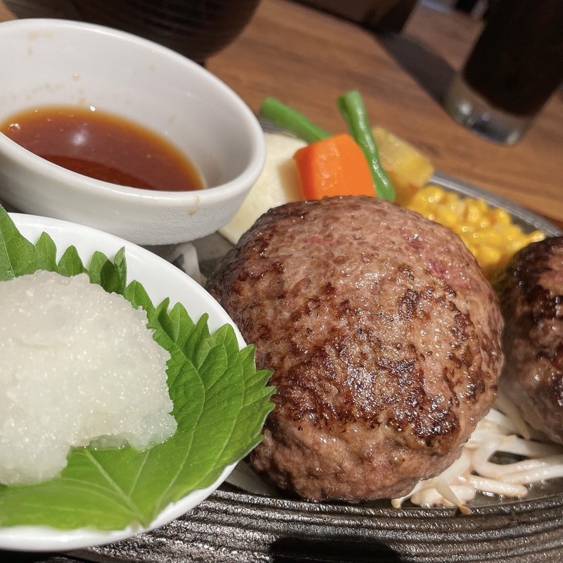 和風おろしハンバーグ ダブル(ミート矢澤 （ミートヤザワ）)