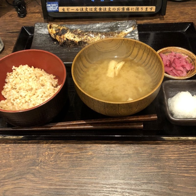 殿様イワシ定食(しんぱち食堂 八王子店)