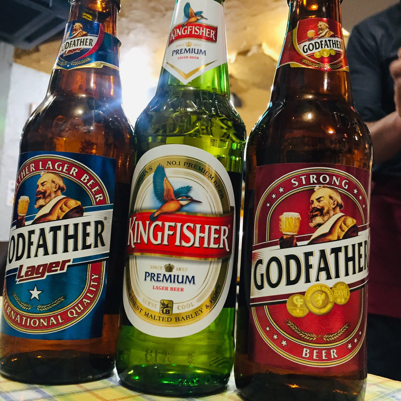 インドビール3種(本場インド料理 ラリグラス)