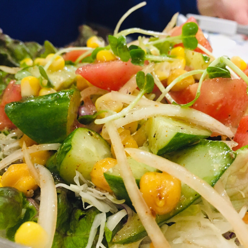 ひよこ豆スパイスサラダ(本場インド料理 ラリグラス)