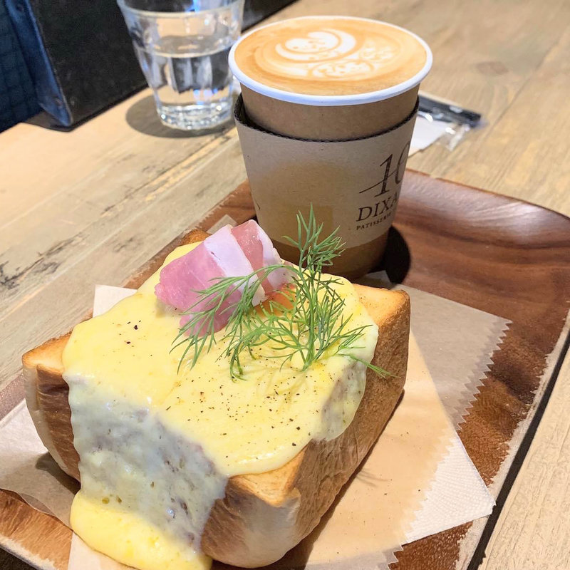 チーズトーストセット(10 DIXANS ディゾン神保町店)