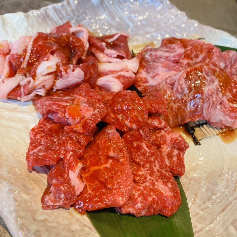 国産牛盛り合わせ(焼肉牛伝 西神中央店)