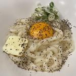 釜玉うどん(讃岐うどん寿)