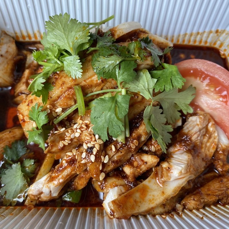 蒸し鶏四川ソース(四川)